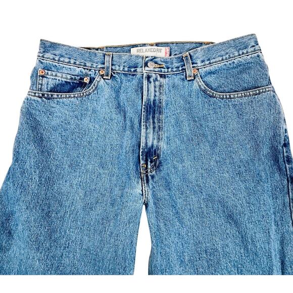Levis Mens 550 Jeans Relaxed Fit Straight Leg 36 X 27 Tagged 38 x 32 - Picture 4 of 12